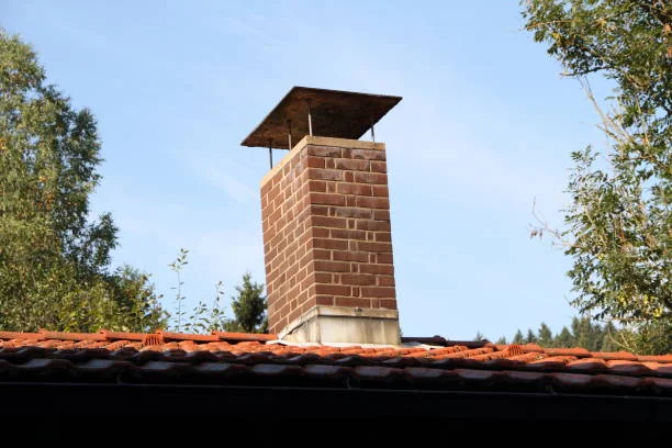 Striking chimney structure adding charm to a home in Newark, CA